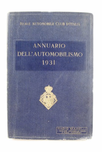 Annuario dell automobilismo - annuario, dell'automobilismo