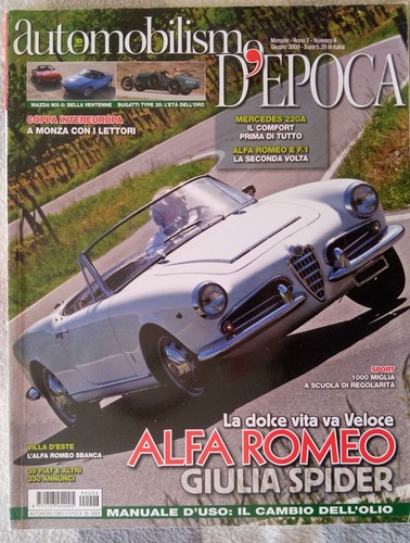 Rivista automobilismo epoca - automobilismo, d'epoca