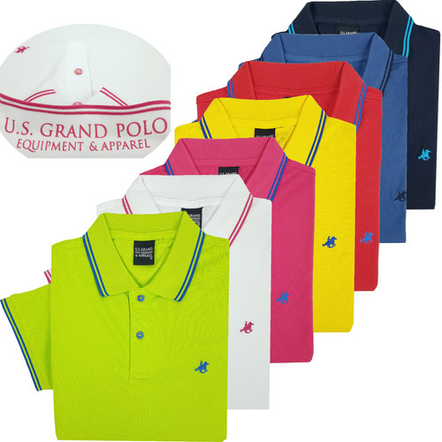 Polo uomo manica - manica, con