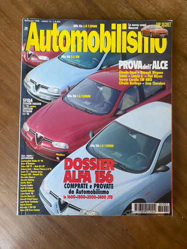 Automobilismo gennaio 1998 - automobilismo,