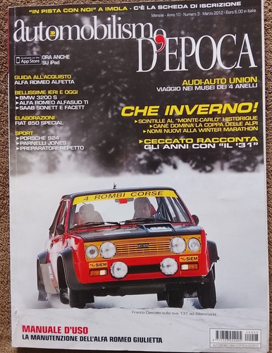 Rivista automobilismo epoca - rivista,