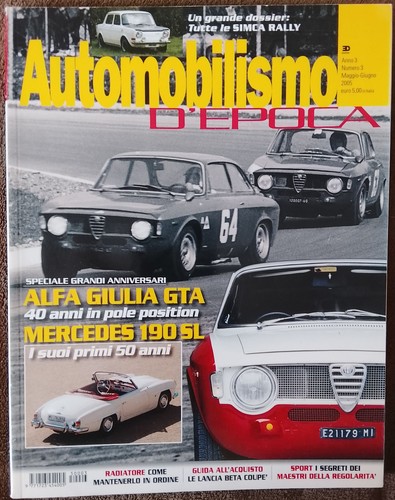 Rivista automobilismo epoca - rivista, d'epoca