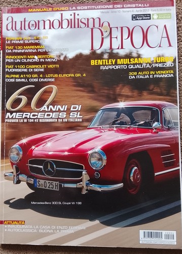 Rivista automobilismo epoca - automobilismo, d'epoca