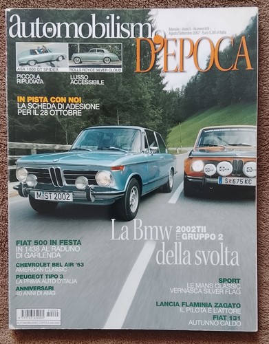 Rivista automobilismo epoca - automobilismo, d'epoca