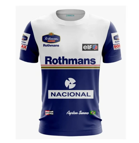 Shirt ayrton senna - senna, retrò
