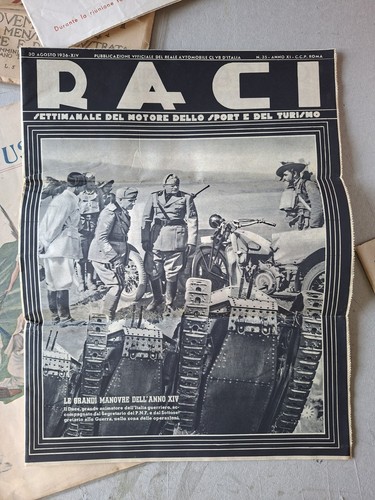 Raci aci agosto 1936 - 1936, motori